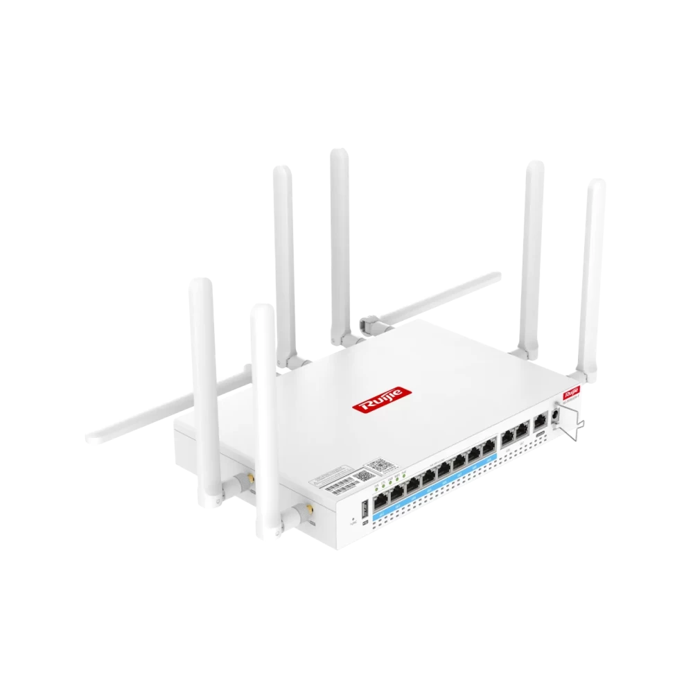 RG-RSR830W-P 10-Port Mobile Router,  RUIJIE Supporting PoE and Wi-Fi 6