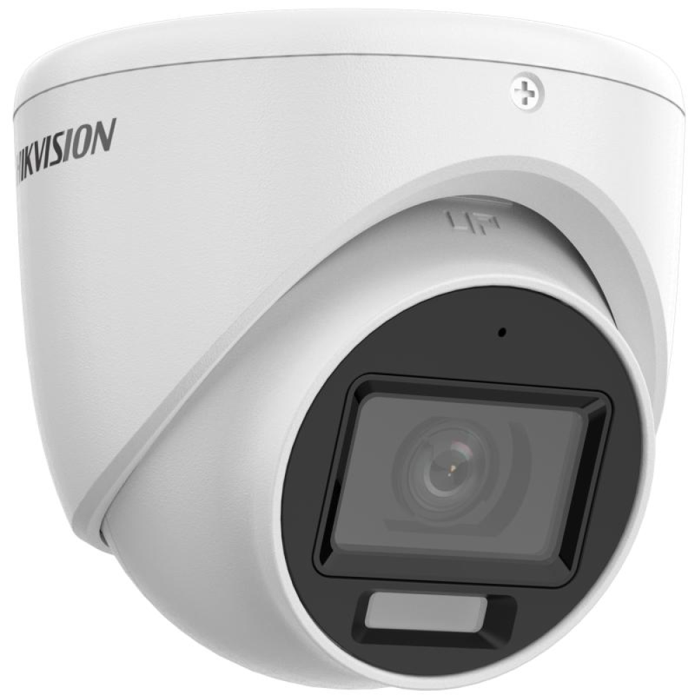 2MP Smart DS-2CE76D0T-LMFS Hybrid Light HIKVISION Audio Indoor Fixed Turret Camera