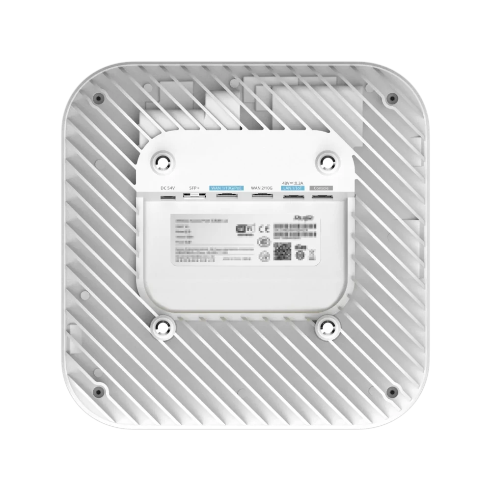 RG-AP9861-R, Wi-Fi 7 24.436 Gbps Ruijie Indoor Access Point, 18 Spatial Streams, Built-in AI Radio