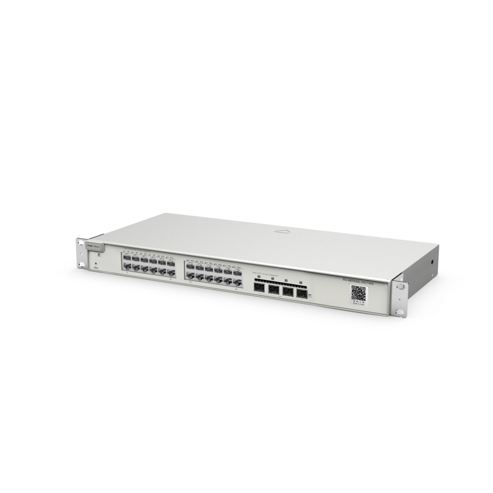 RG-NBS5200-24GT4XS, 24-port Gigabit Layer  RUIJIE 3 Non-PoE Switch, 4 SFP+ Uplink