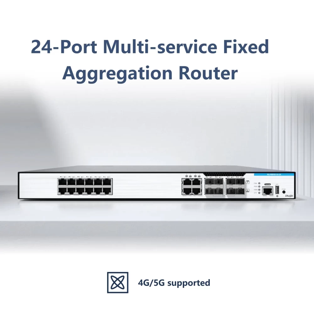 RG-RSR30-XA-24 24-Port Multi-service Fixed Ruijie Aggregation Router