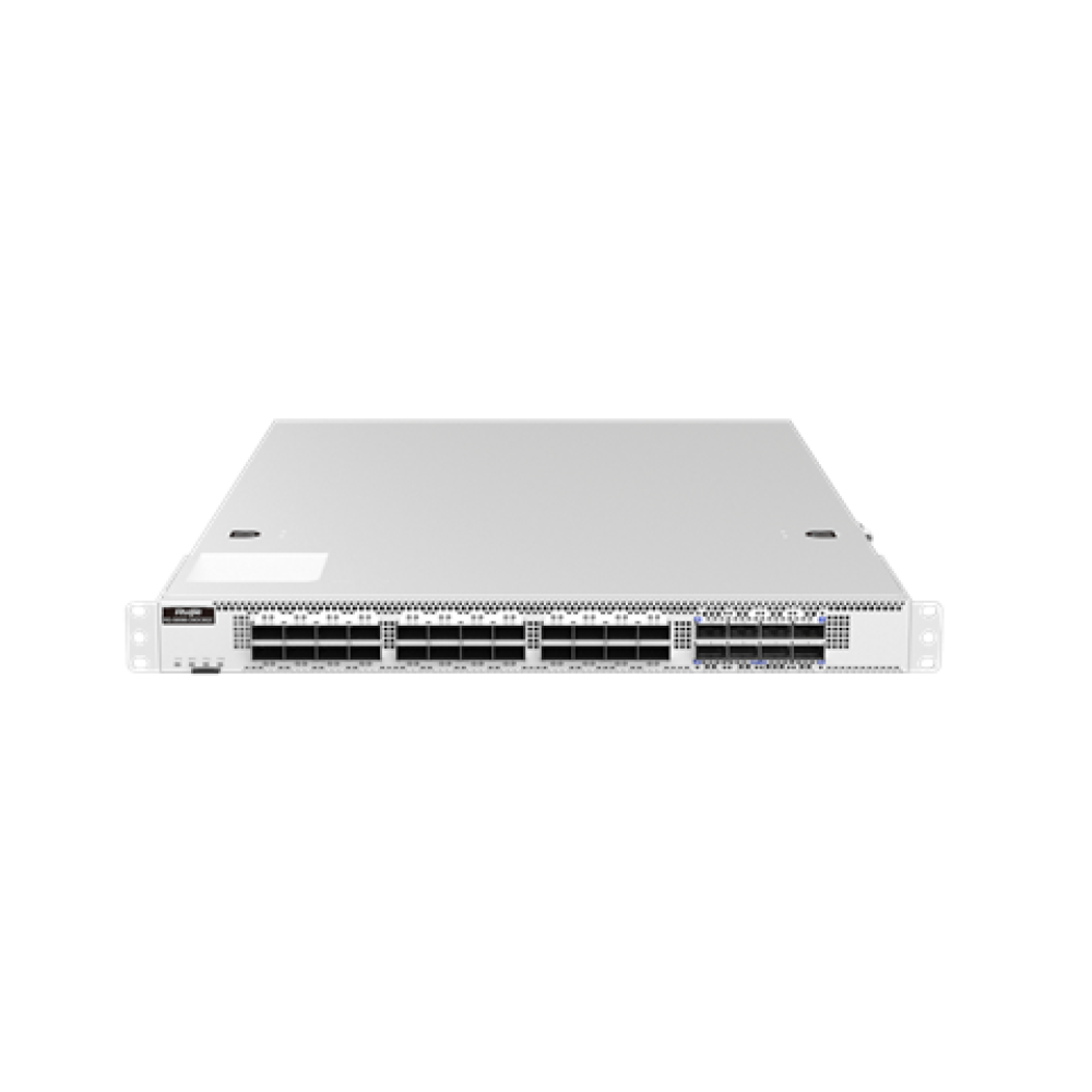 RG-S6580-24DC8QC – Next-Generation Data  Ruijie Center 200GE Fixed Access Switch, 400GE Uplink (Backward Compatible with 100GE)