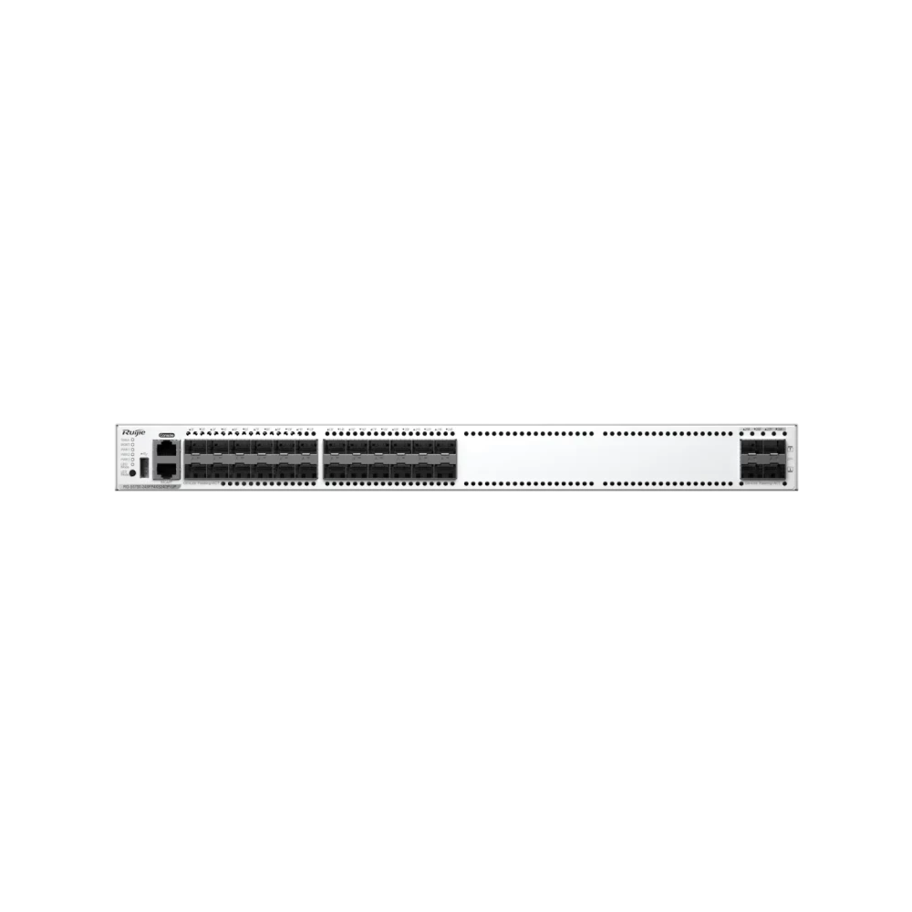 RG-S5750-24SFP4XS24DP-UP, 24-Port Gigabit All-Optical  RUIJIE Ethernet PoF Switch, 10GE Uplink, Hybrid Cable Connection, Up to 100 W Power Output per Port