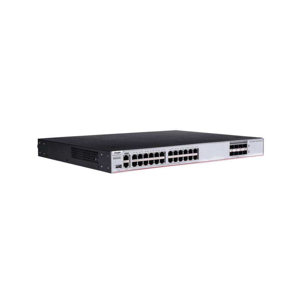 RG-CS85-24GT8XS-D 24-Port 1GE RJ45 Layer RUIJIE 3 Enterprise-Class Core or Aggregation Switch, 8-Port 10GE Uplink