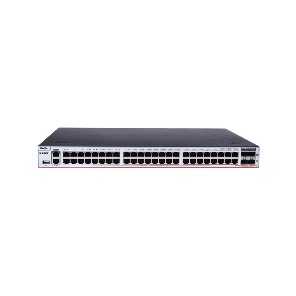 RG-CS85-48GT4XS-D 48-Port 1GE RJ45 Layer RUIJIE 3 Enterprise-Class Core or Aggregation Switch, 4-Port 10GE Uplink