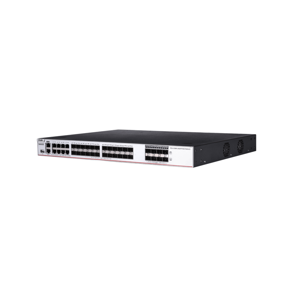 RG-CS85-48SFP4XS-D 48-Port 1GE SFP Layer  RUIJIE 3 Enterprise-Class Core or Aggregation Switch, 4-Port 10GE Uplink