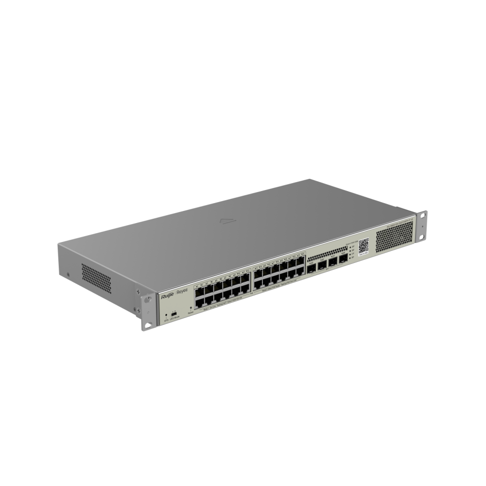 RG-NBS3100-24GT4SFP-P-V2, 28-Port Gigabit Layer 2  RUIJIE Cloud Managed PoE Switch