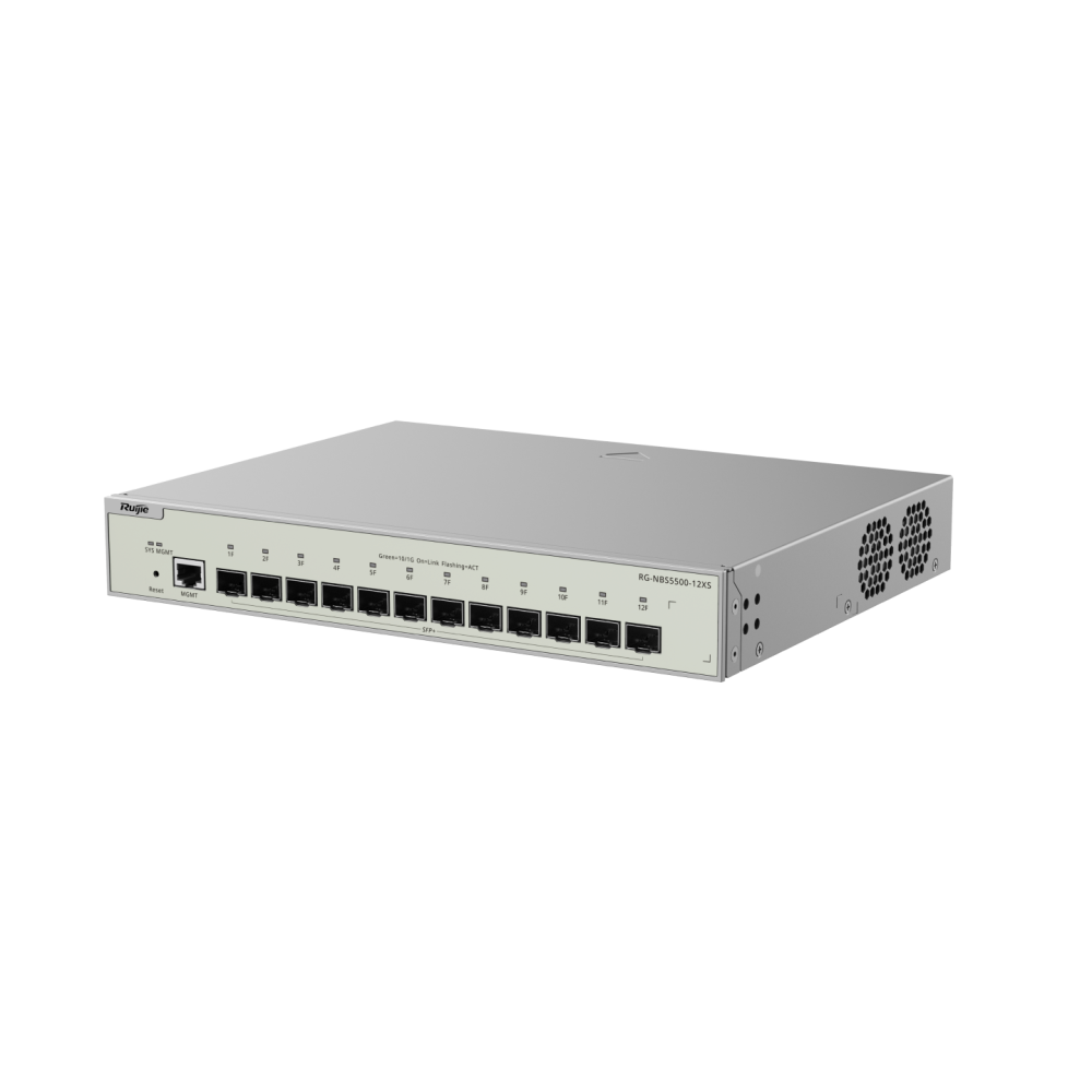 RG-NBS5500-12XS, 12-Port Full 10G SFP+ Layer 3 RUIJIE Managed Switch