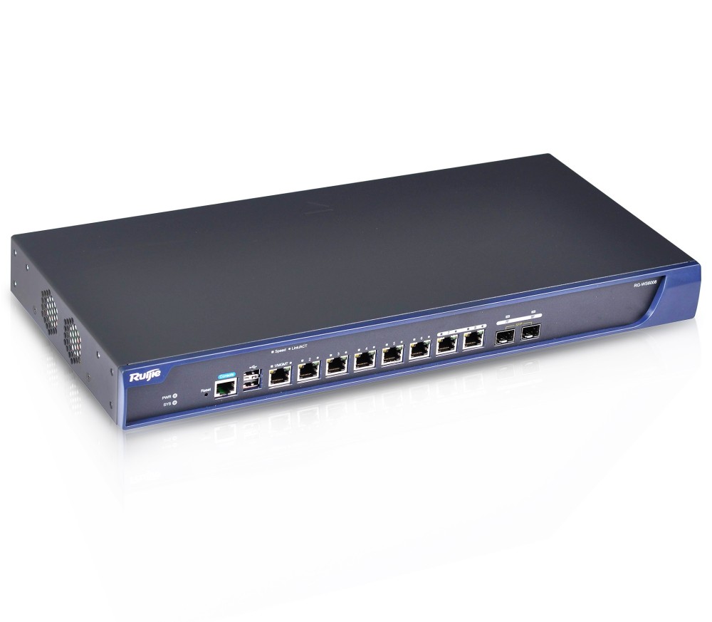 RG-WS6008，High-performance RUIJIE AC for medium and large-scale networks