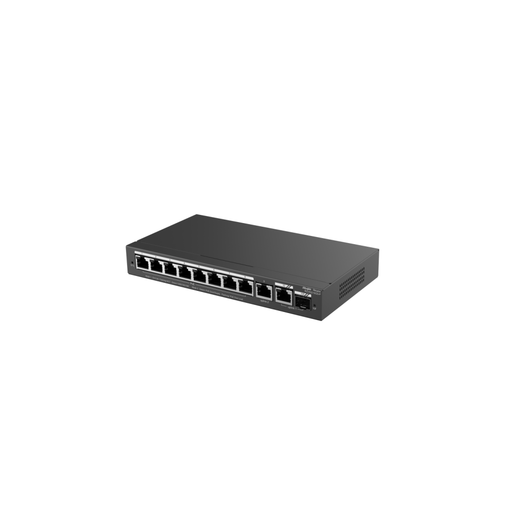 RG-ES210GS-P, 10-Port Gigabit  RUIJIE Smart Cloud Managed PoE Switch