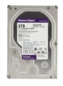 WD Purple 8TB Surveillance Hard Disk Drive - 7200 RPM Class SATA 6Gb/s 128MB Cache 3.5 Inch WD84PURZ