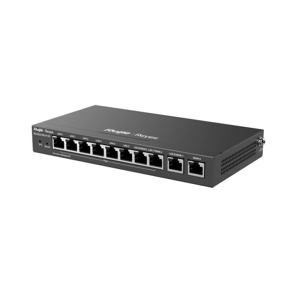 RG-EG210G-P-V3 Reyee Cloud RUIJIE Managed PoE Router