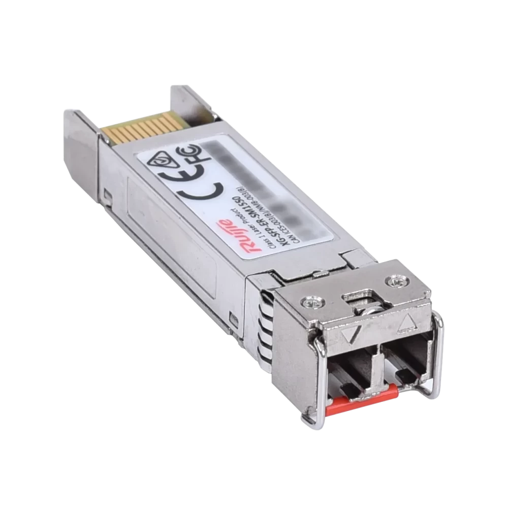 XG-SFP-ER-SM1550 10GBASE-ER SFP+ 1550-nm 40-km RUIJIE DOM Duplex LC SMF Optical Transceiver Module