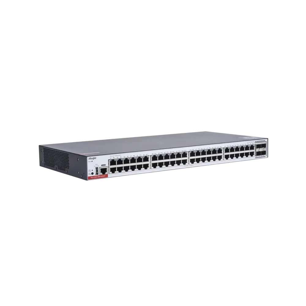 RG-CS83-48GT4XS-P,48-Port GE Electrical Layer 3 RUIJIE Managed Access Switch with PoE+