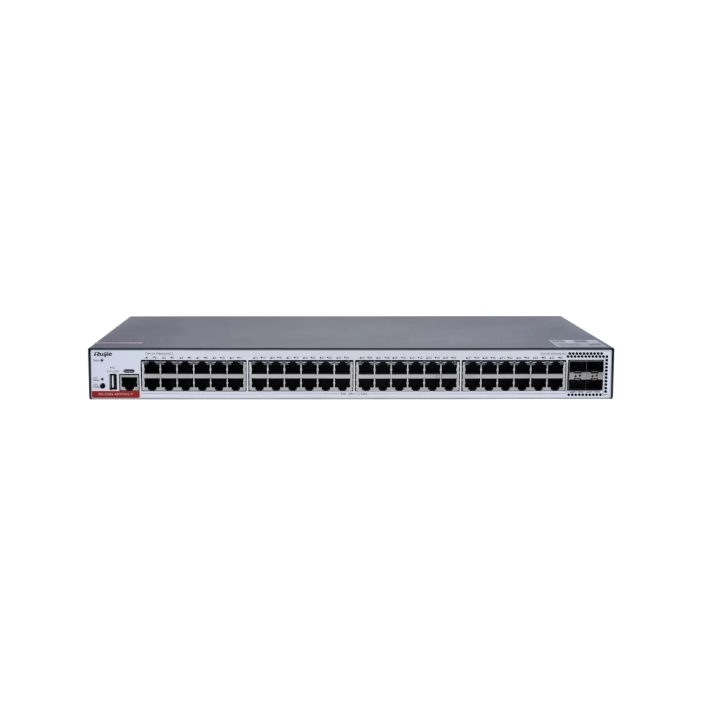 RG-CS83-48GT4XS-P,48-Port GE Electrical Layer 3 RUIJIE Managed Access Switch with PoE+