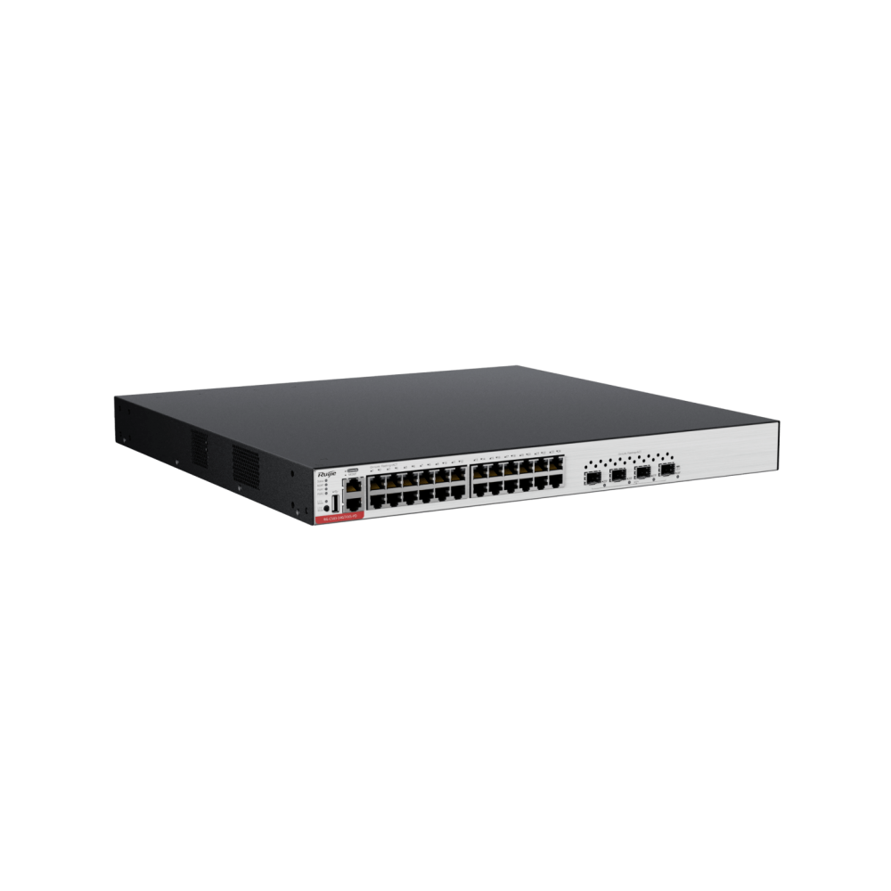 RG-CS83-24GT4XS-PD 24-Port GE Electrical Layer 3 RUIJIE Managed Access Switch with PoE+, 4 × 10G Uplink Ports