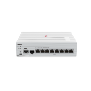 RG-SF2920U-8GT1MS-P 8-Port GE All-Optical RUIJIE PoE Switch, 1 × 2.5G Uplink Optical Port (Backward Compatible)