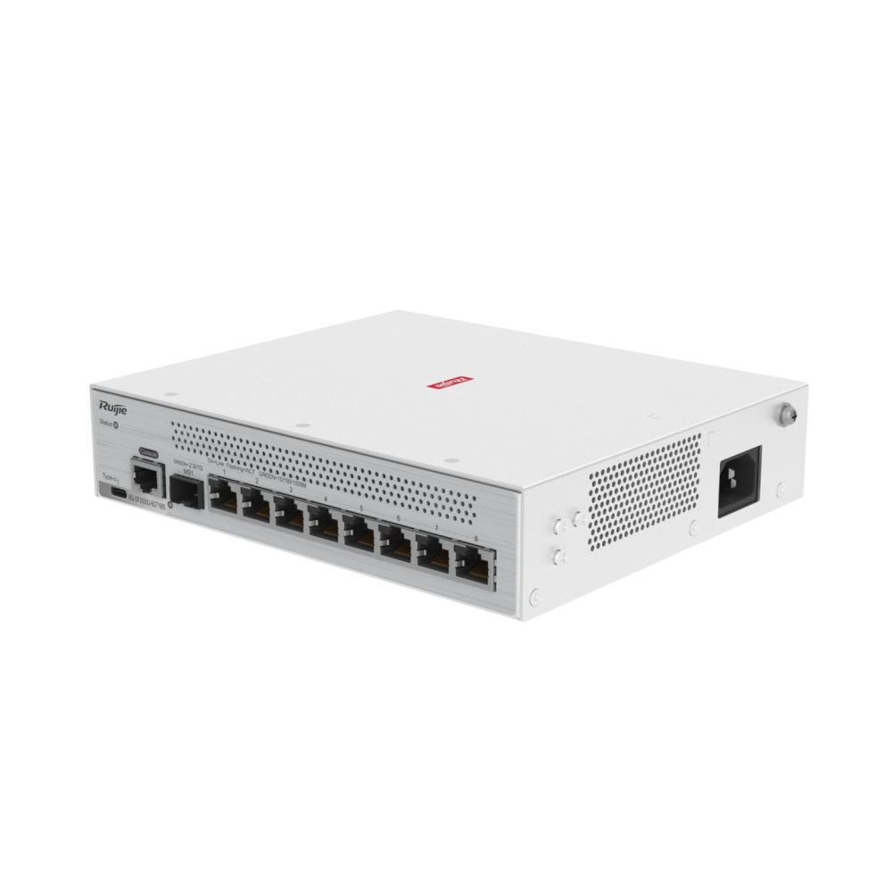 RG-SF2920U-8GT1MS 8-Port GE All-Optical RUIJIE Switch, 1 × 2.5G Uplink Optical Port (Backward Compatible)