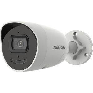 4 MP AcuSense DS-2CD2046G2-IU-SL Strobe Light HIKVISION and Audible Warning Fixed Mini Bullet Network Camera