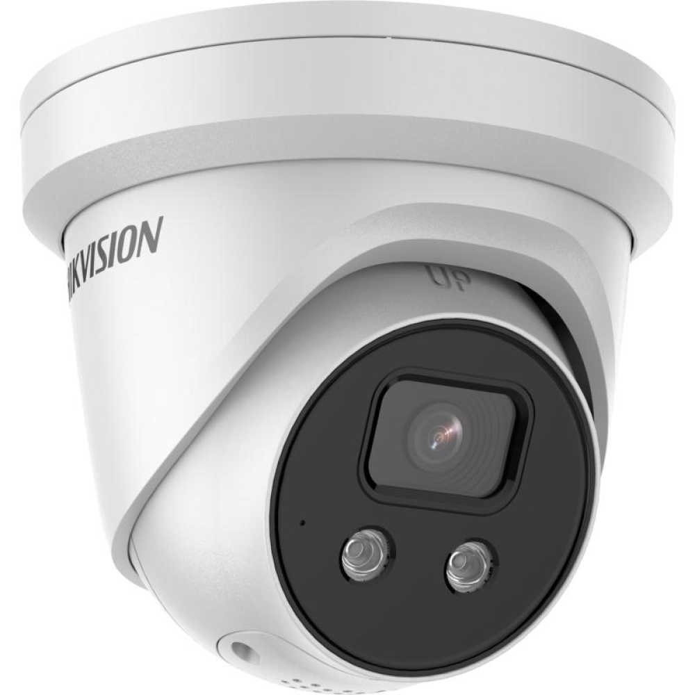 6 MP AcuSense DS-2CD2366G2-ISU-SL Strobe Light HIKVISION and Audible Warning Fixed Turret Network Camera