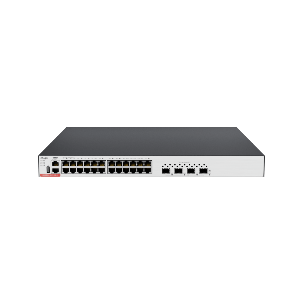 RG-S5310-24GT4XS-E 24-Port GE Layer  RUIJIE 3 Managed Access Switch, 4-Port 10GE Uplink