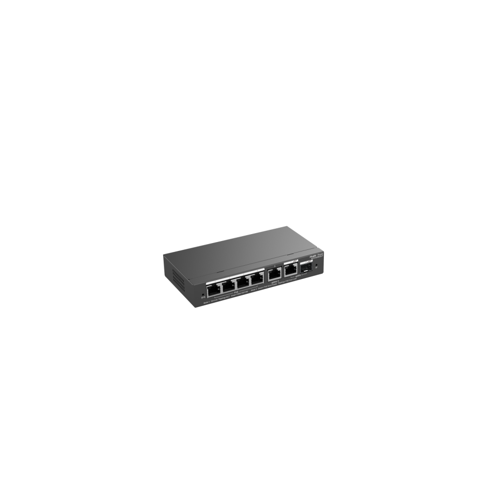 RG-ES206GS-P, 6-Port Gigabit RUIJIE Smart Cloud Managed PoE Switch