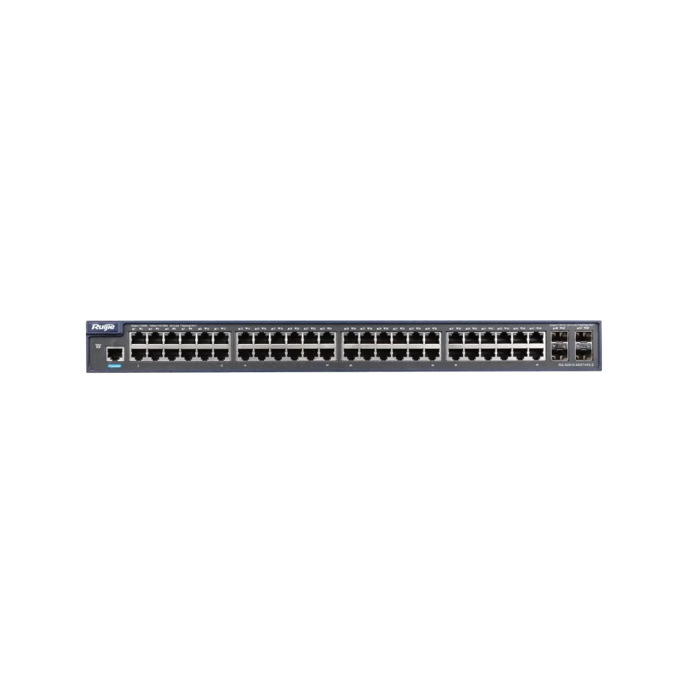 RG-S2910-48GT4XS-E, 48-Port Gigabit L2+ RUIJIE Managed Switch with SFP+