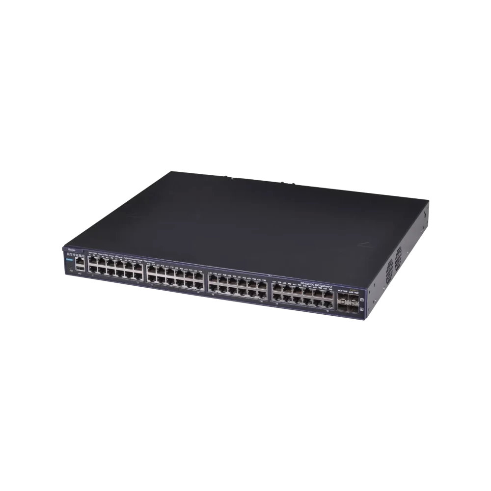 RG-S2910C-48GT2XS-HP-E 48 Gigabit access PoE switches  RUIJIE(plus 2 COMBO ports), 2 10,000 Gigabit uplink ports, 2 expansion slots