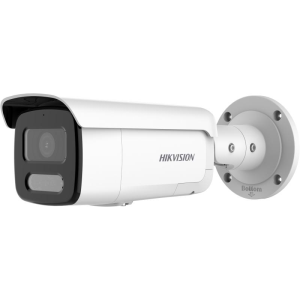 4 MP ColorVu DS-2CD2T47G2-LSU-SL Strobe Light and  HIKVISION Audible Warning Fixed Bullet Network Camera