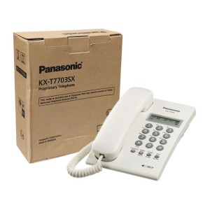 PANASONIC KX-T7703SX ANALOG PROPRIETARY TELEPHONE WITH 2-LINE LCD DISPLAY