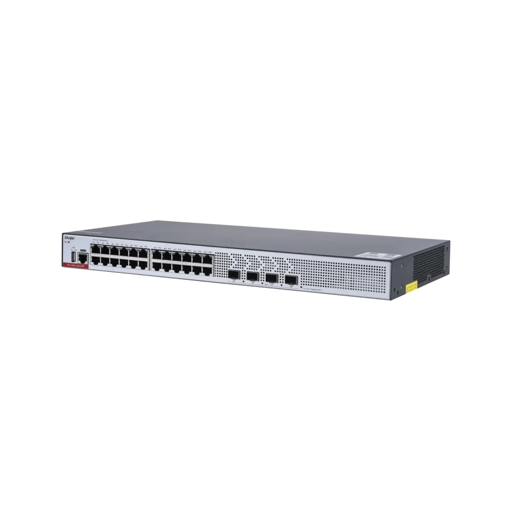 RG-CS83-24GT4XS 24-Port 1GE RJ45 Layer RUIJIE 3 Managed Access Switch, 4-Port 10GE Uplink