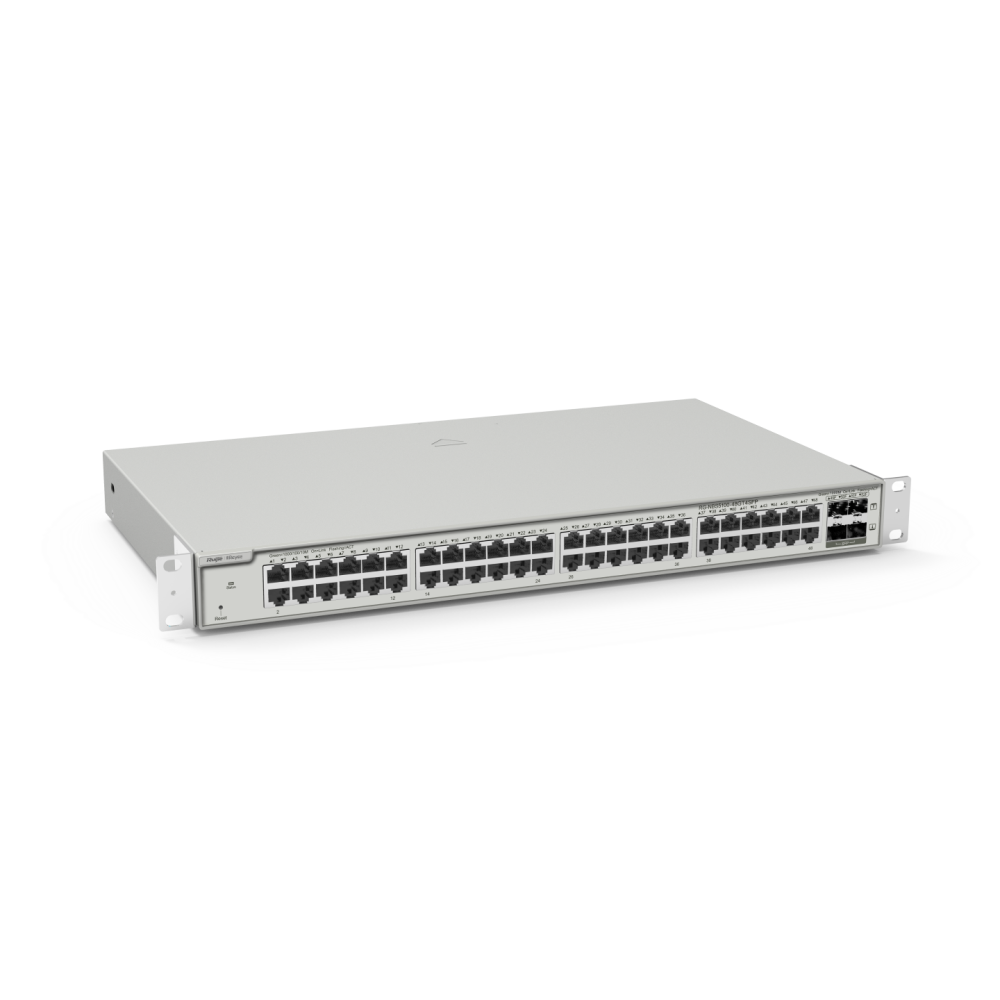 RG-NBS5100-48GT4SFP, 52-Port Gigabit Layer RUIJIE 3 Non-PoE Switch