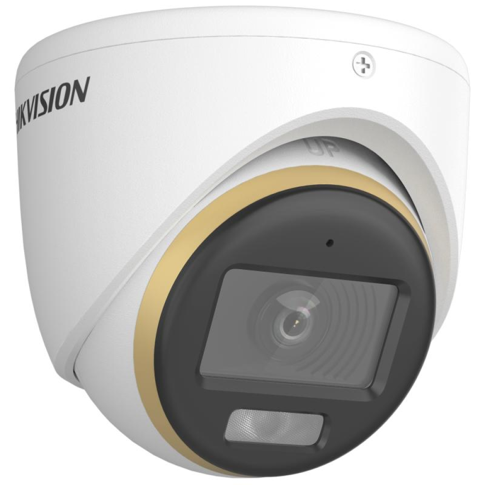 2 MP ColorVu DS-2CE70DF3T-LMFS Dual-light HIKVISION Fixed Turret Camera