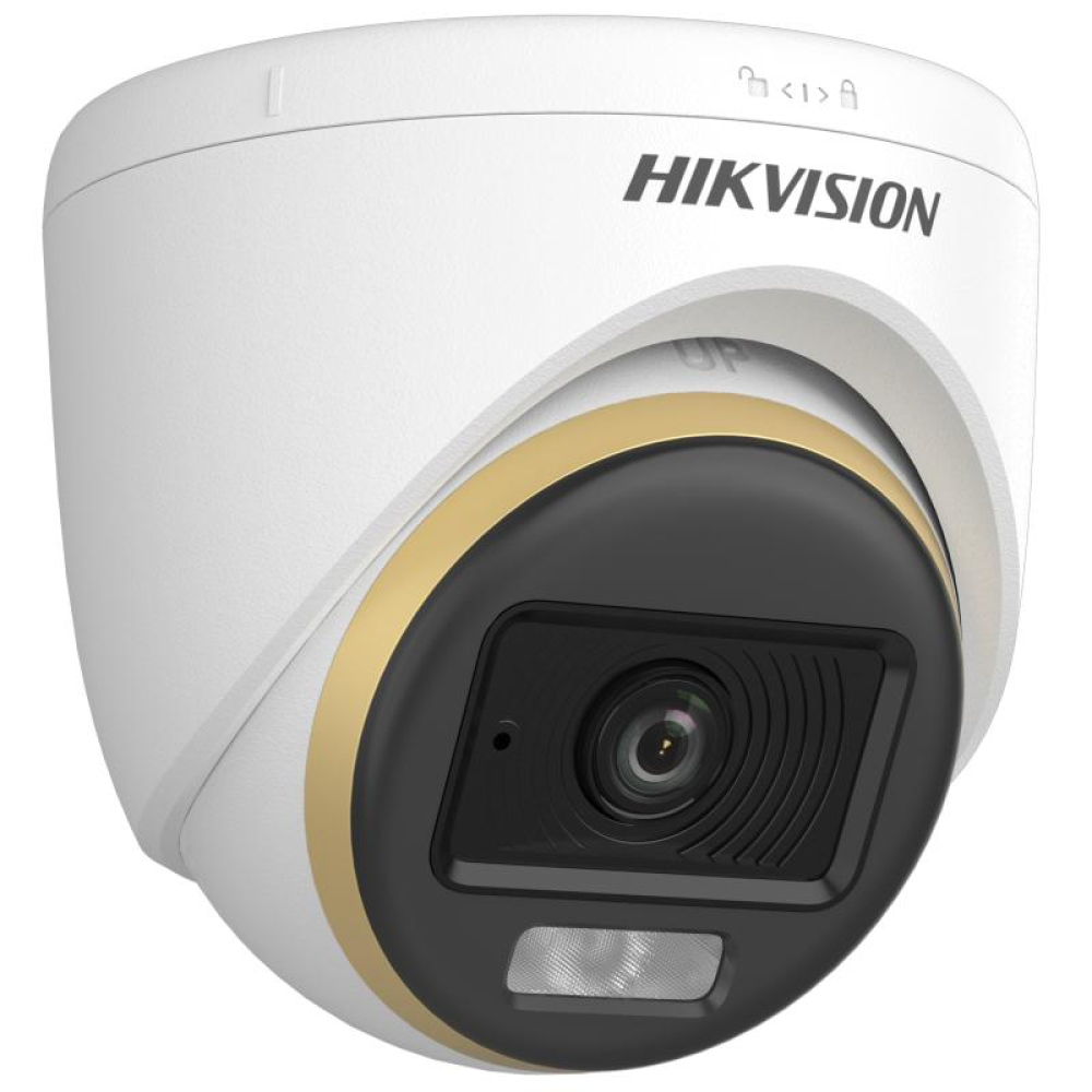 2 MP ColorVu DS-2CE70DF3T-LPFS Dual-light HIKVISION Indoor Fixed Turret Camera