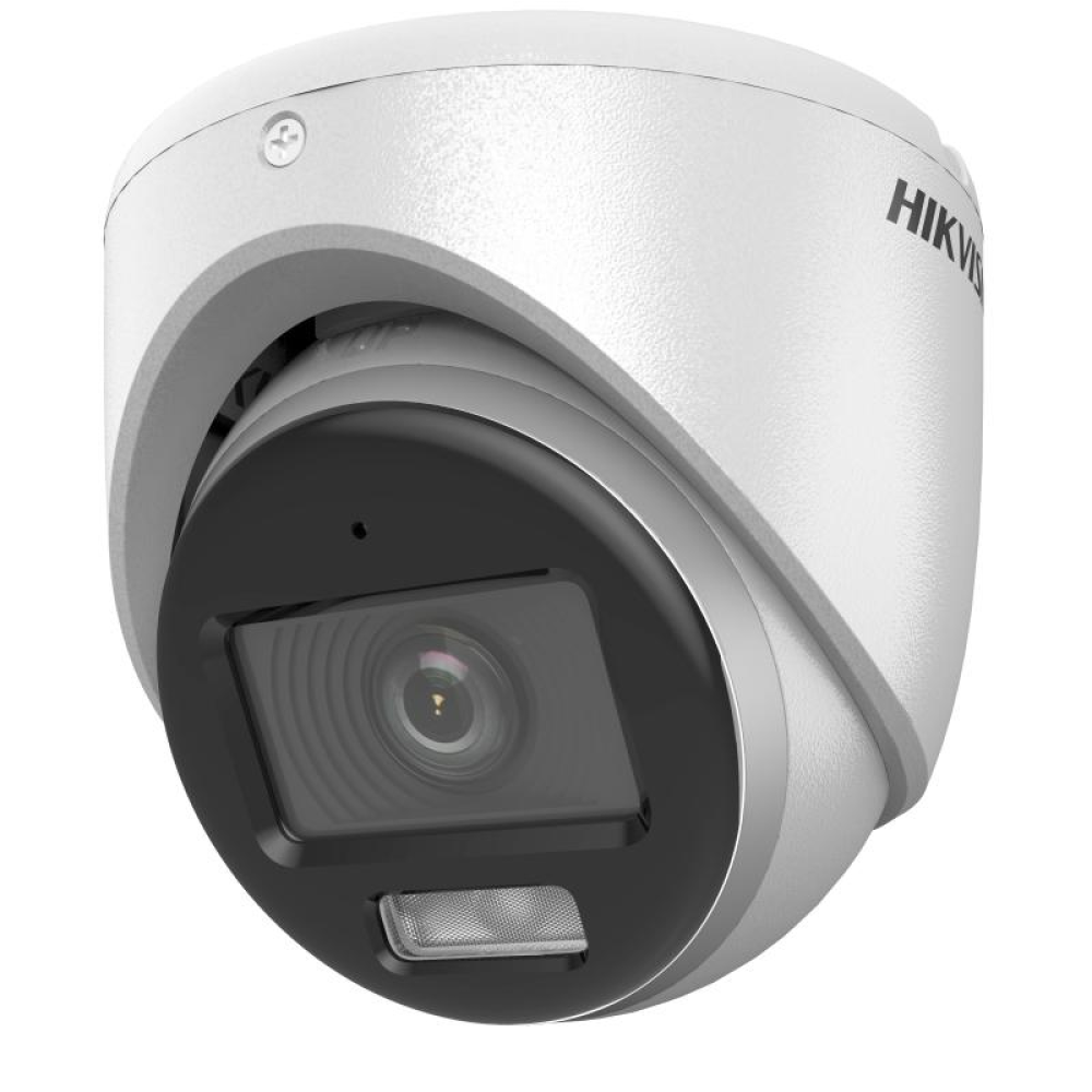 2 MP Smart DS-2CE70DF0T-LMFS Hybrid Light HIKVISION with ColorVu Fixed Turret Camera