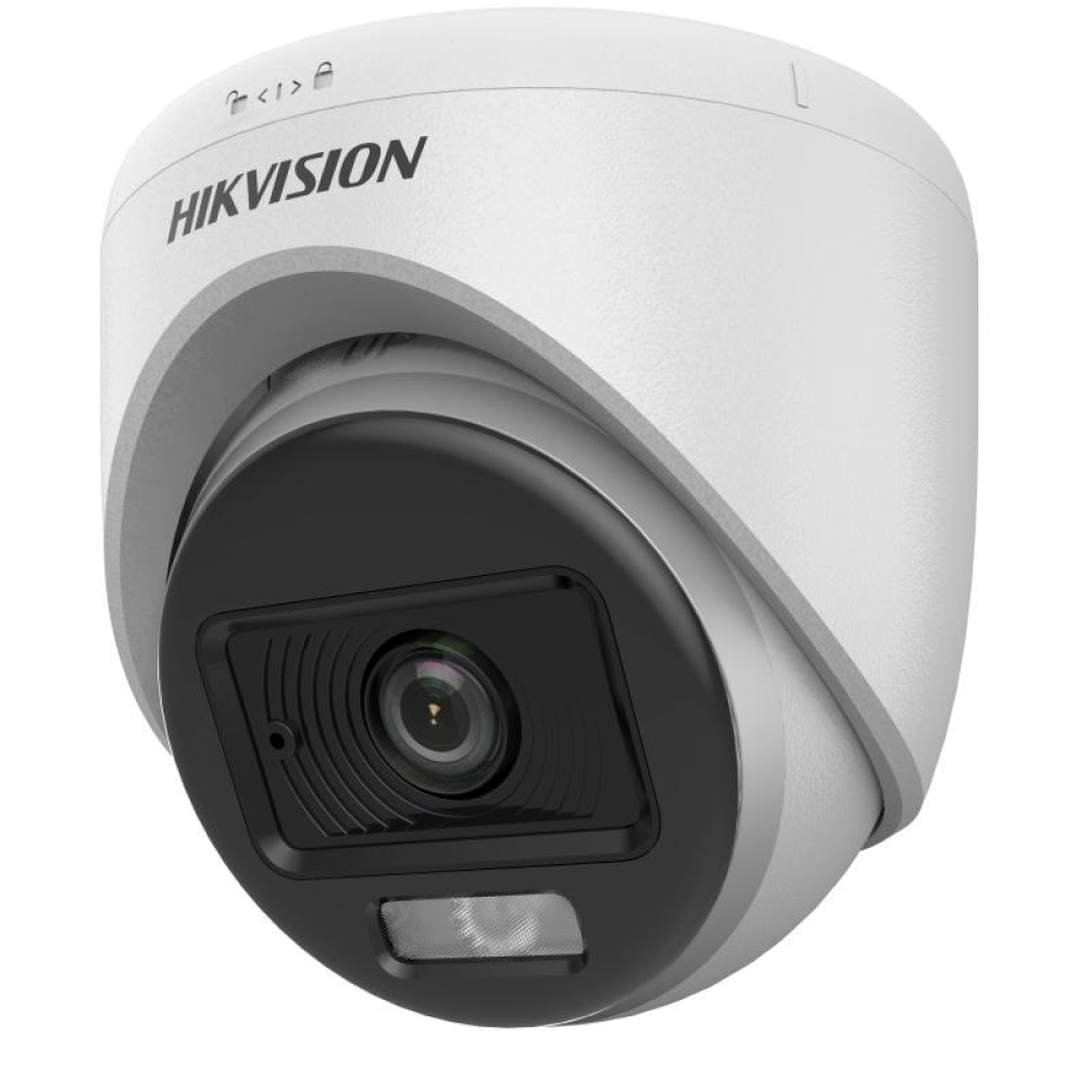 2 MP Smart DS-2CE70DF0T-LPFS Hybrid Light  HIKVISION with ColorVu Indoor Fixed Turret Camera