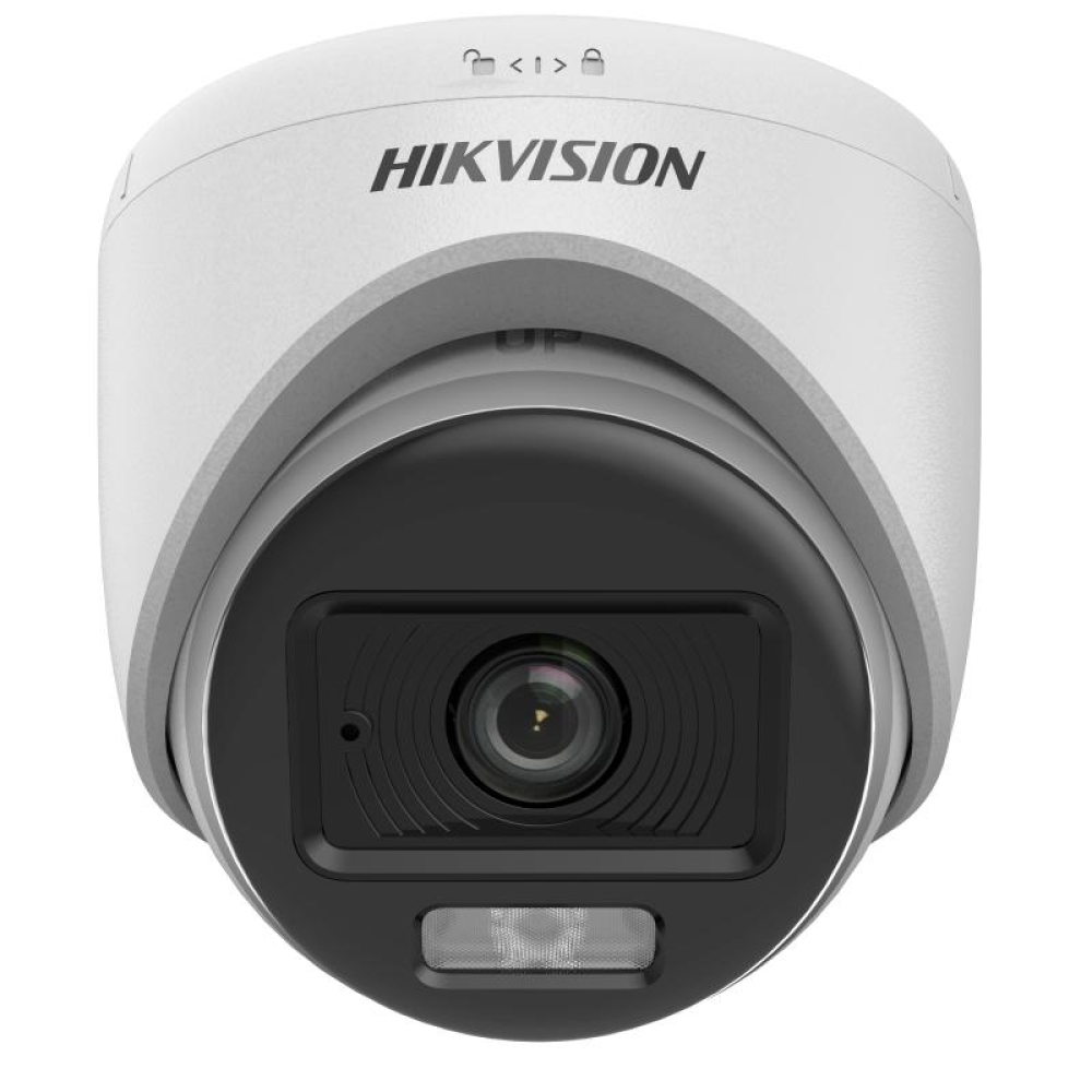 2 MP Smart DS-2CE70DF0T-LPFS Hybrid Light  HIKVISION with ColorVu Indoor Fixed Turret Camera